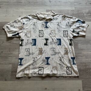 Vintage Disney Mickey Golf Polo Shirt